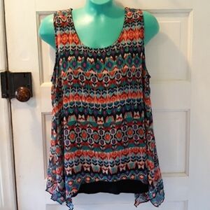 Espresso medium sleeveless tank top